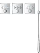 GROHE Термостат встраеваемый на 3 выхода Grohtherm SmartControl (29126000) фото 2 Aquada.com.ua