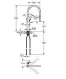 GROHE Одноважільний змішувач для мийки Essence  (30294000) фото 2 Aquada.com.ua