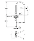 Смеситель для кухни Grohe Costa L (цвет - хром) (31831001) фото 3 Aquada.com.ua