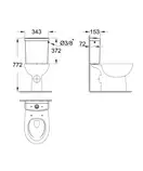 GROHE Бачок унитаза BAU CERAMIC (39437000) фото 2 Aquada.com.ua