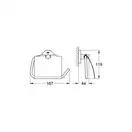 GROHE Держатель для туалетной бумаги Essentials (40367001) фото 4 Aquada.com.ua