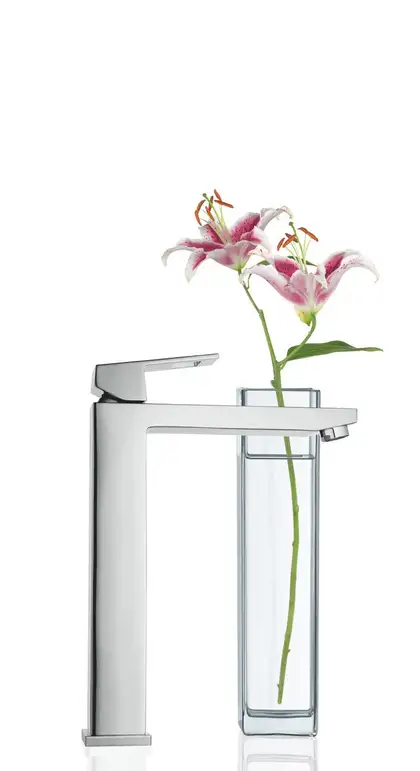 GROHE Смеситель для раковины, однорычажный Eurocube (23406000) фото 10 Aquada.com.ua GROHE Смеситель для раковины, однорычажный Eurocube (23406000) фото 10 Aquada.com.ua