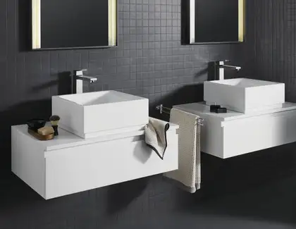 GROHE Смеситель для раковины, однорычажный Eurocube (23406000) фото 6 Aquada.com.ua GROHE Смеситель для раковины, однорычажный Eurocube (23406000) фото 6 Aquada.com.ua