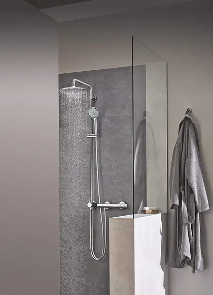 GROHE Душова система з перемикачем для настінного монтажу Euphoria System 260  (27421002) фото 6 Aquada.com.ua
