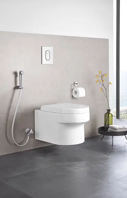 GROHE Душевой набор с угловым вентилем, 1 вид струи, хром Tempesta-F Trigger Spray 30 (27514001) фото 3 Aquada.com.ua