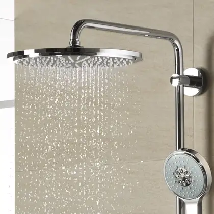 GROHE Душова система з термостатом для настінного монтажу Rainshower System 310  (27968000) фото 5 Aquada.com.ua