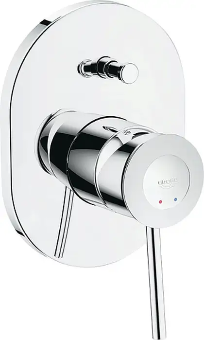 Смеситель для ванны Grohe Bau Classic (цвет - хром) (29047000) фото 4 Aquada.com.ua