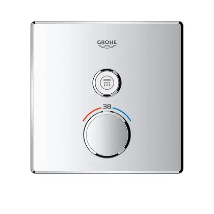 Термостат для ванны/душа на 1 выход Grohe Grohtherm SmartControl (цвет - хром) (29123000) фото 4 Aquada.com.ua