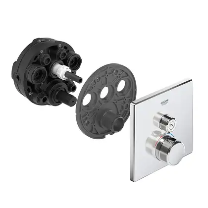 Термостат для ванны/душа на 1 выход Grohe Grohtherm SmartControl (цвет - хром) (29123000) фото 5 Aquada.com.ua