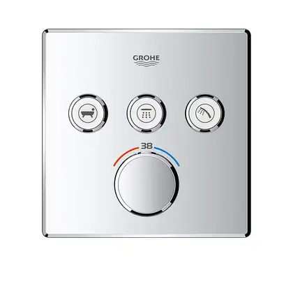 GROHE Термостат встраеваемый на 3 выхода Grohtherm SmartControl (29126000) фото 15 Aquada.com.ua