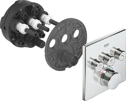 GROHE Термостат встраеваемый на 3 выхода Grohtherm SmartControl (29126000) фото 7 Aquada.com.ua