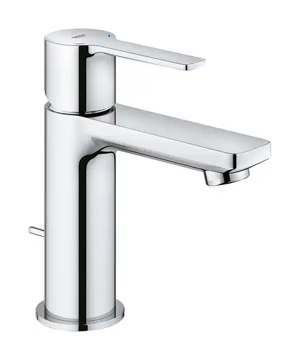 Смеситель однорычажный для раковины Grohe Lineare DN 15 XS-Size (цвет - хром) с доным клапаном (32109001) фото 3 Aquada.com.ua