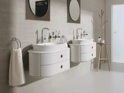 GROHE Смеситель для раковины, однорычажный, высокий Essence New (32628001) фото 6 Aquada.com.ua
