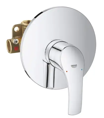 GROHE Смеситель для душа, однорычажный, встраиваемый без подключения шланга Eurosmart 2015 (33556002) фото 4 Aquada.com.ua GROHE Смеситель для душа, однорычажный, встраиваемый без подключения шланга Eurosmart 2015 (33556002) фото 4 Aquada.com.ua