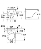 GROHE Биде BAU CERAMIC (39433000) фото 4 Aquada.com.ua