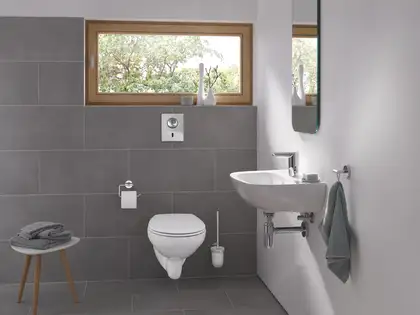 Унитаз подвесной Grohe Bau Ceramic, безоободковый (39427000) фото 12 Aquada.com.ua