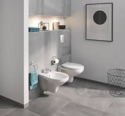 Унитаз подвесной Grohe Bau Ceramic, безоободковый (39427000) фото 6 Aquada.com.ua