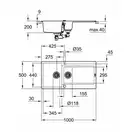 GROHE Мойка кварцевая Sink K500 (31646AP0) (31646AP0) фото 2 Aquada.com.ua