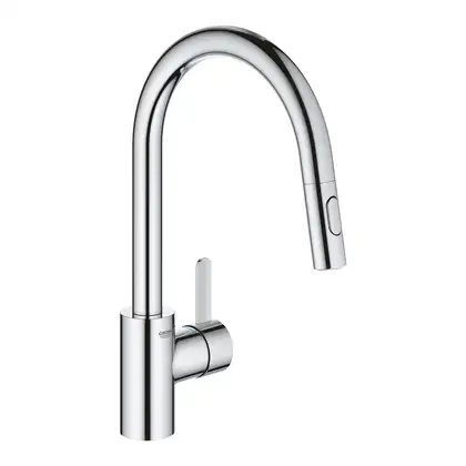 GROHE Смеситель однорычажный для мойки, хром Eurosmart Cosmopolitan (31481001) фото 1 Aquada.com.ua