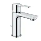 Смеситель однорычажный для раковины Grohe Lineare DN 15 XS-Size (цвет - хром) без донного клапана (23791001) фото 1 Aquada.com.ua