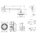 GROHE Hansgrohe Душевой набор (верхний, ручной душ, ibox, термостат) Raindance Select E/ShowerSelect (27296000) фото 2 Aquada.com.ua