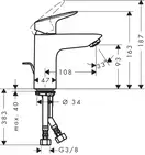 HANSGROHE Набор смесителей для ванны Logis  (1082019) фото 3 Aquada.com.ua