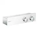 HANSGROHE Термостат для душа, на 1 пользователь хром, белый ShowerTablet 350 (13102400) фото 1 Aquada.com.ua