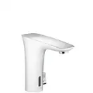 Смеситель для раковины, электронный Hansgrohe PuraVida (цвет - белый/хром) (15170400) фото 1 Aquada.com.ua