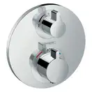 HANSGROHE Термостат с запорным/переключающим вентилем Ecostat S (15758000) фото 1 Aquada.com.ua