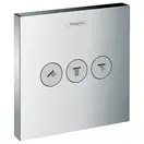 HANSGROHE Запорно-переключающее устройство на 3 потребителя Shower Select (15764000) фото 1 Aquada.com.ua