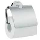 HANSGROHE Держатель туалетной бумаги, с крышкой, хром Logis (41723000) фото 1 Aquada.com.ua