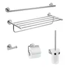 HANSGROHE Набор аксессуаров для ванной комнаты 5в1, хром Logis Universal (41728000) фото 1 Aquada.com.ua