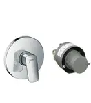 HANSGROHE Смеситель для душа, однорычажный, СМ, хром Logis (71666000) фото 1 Aquada.com.ua