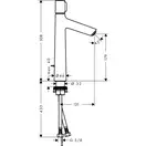 HANSGROHE Talis Select S Смеситель для раковины, однорычажный (72044000) фото 2 Aquada.com.ua