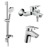 Hansgrohe Набор смесителей для ванны, умывальник Logis Loop  70 (1042019)