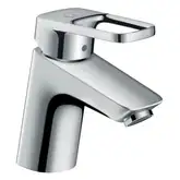 Смеситель для раковины Hansgrohe Logis Loop CoolStart 70 (цвет - хром), с донным клапаном (71153000)
