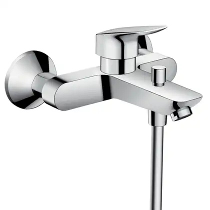 Смеситель для ванны, однорычажный Hansgrohe Logis (цвет - хром) (71400000) фото 1 Aquada.com.ua