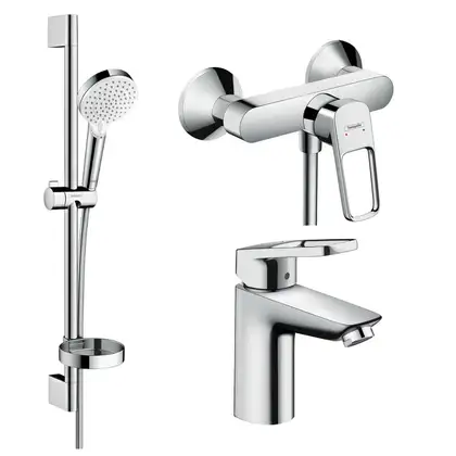 HANSGROHE Набор смесителей для душа, умывальник Logis Loop  100  (1072019) фото 1 Aquada.com.ua