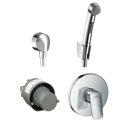 HANSGROHE Набор скрытого монтажа с гигиенической лейкой Logis  (1102019) фото 1 Aquada.com.ua