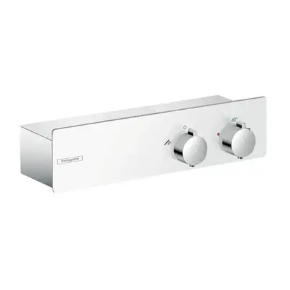 HANSGROHE Термостат для душа, на 1 пользователь хром, белый ShowerTablet 350 (13102400) фото 1 Aquada.com.ua