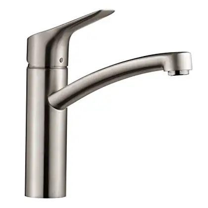 HANSGROHE Смеситель для кухни, однорычажный (steel optic) MySport M (13861800) фото 1 Aquada.com.ua