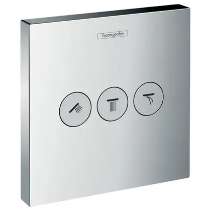 HANSGROHE Запорно-переключающее устройство на 3 потребителя Shower Select (15764000) фото 1 Aquada.com.ua