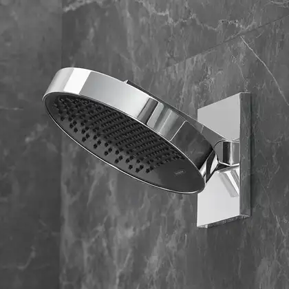 HANSGROHE  Верхний душ 250 3jet с настенным держателем, хром Rainfinity (26232000) фото 4 Aquada.com.ua