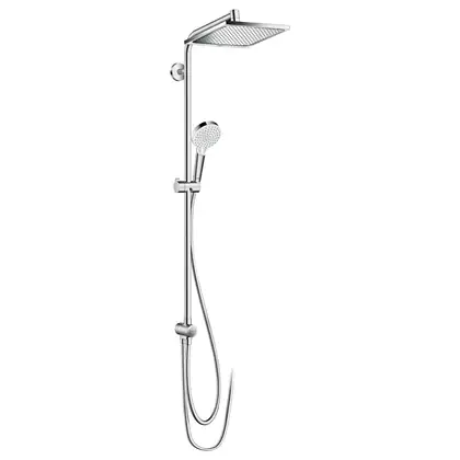 HANSGROHE Душевая система EcoSmart 9 л / мин, хром Crometta E 240 1jet Showerpipe Reno (27289000) фото 1 Aquada.com.ua