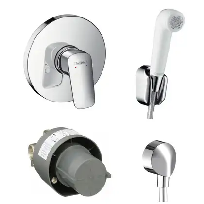 HANSGROHE  Набор скрытого монтажа с гигиенической лейкой Logis  (3А101219) фото 1 Aquada.com.ua