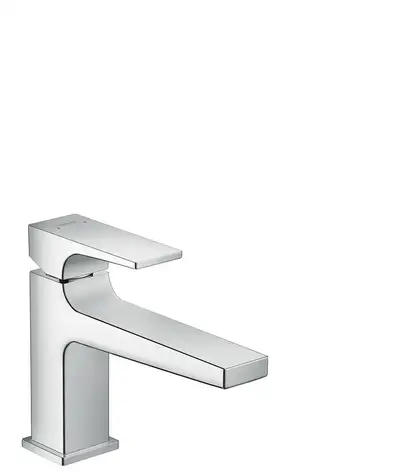 Смеситель для раковины Hansgrohe Metropol (цвет - хром), с донным клпаном Push-Open (32502000) фото 1 Aquada.com.ua