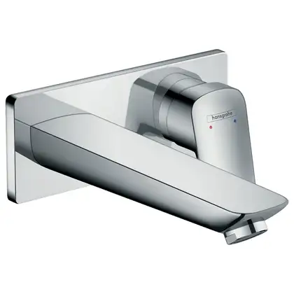 HANSGROHE Смеситель для раковины, однорычажный, настенный, скрыт. монтаж, хром Logis (71220000) фото 1 Aquada.com.ua