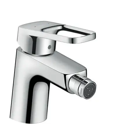 HANSGROHE Смеситель для биде однорычажный, со сливным гарнитуром, хром Logis Loop (71250000) фото 1 Aquada.com.ua