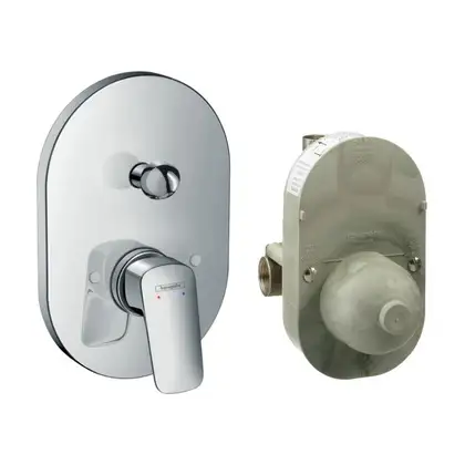 HANSGROHE Смеситель для ванны, СМ, хром Logis (71409000) фото 1 Aquada.com.ua