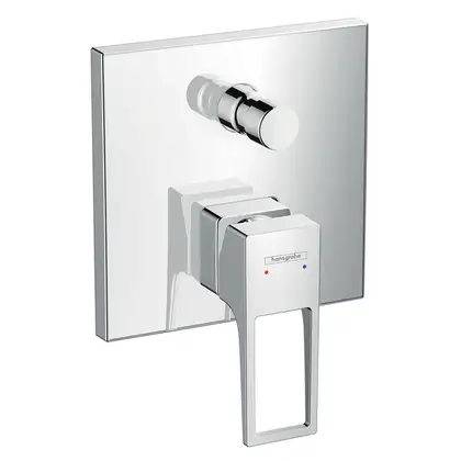 HANSGROHE Смеситель для ванны однорычажный с дугообразной ручкой, скрытый монтаж, хром Metropol (74545000) фото 1 Aquada.com.ua